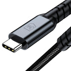 3mk Hyper Cable N-SERIES USB-C / USB-C Thunderbolt 4 2m 48V / 5A 40Gb/s 240W 8K60Hz - juodas -- Cell phone cables