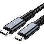 3mk Hyper Cable N-SERIES USB-C / USB-C Thunderbolt 4 2m 48V / 5A 40Gb/s 240W 8K60Hz - juodas -- Cell phone cables
