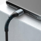3mk Hyper Cable N-SERIES USB-C / USB-C 3m PD 3.0 QC 3.0 48V / 5A 240W - juodas -- Cell phone cables