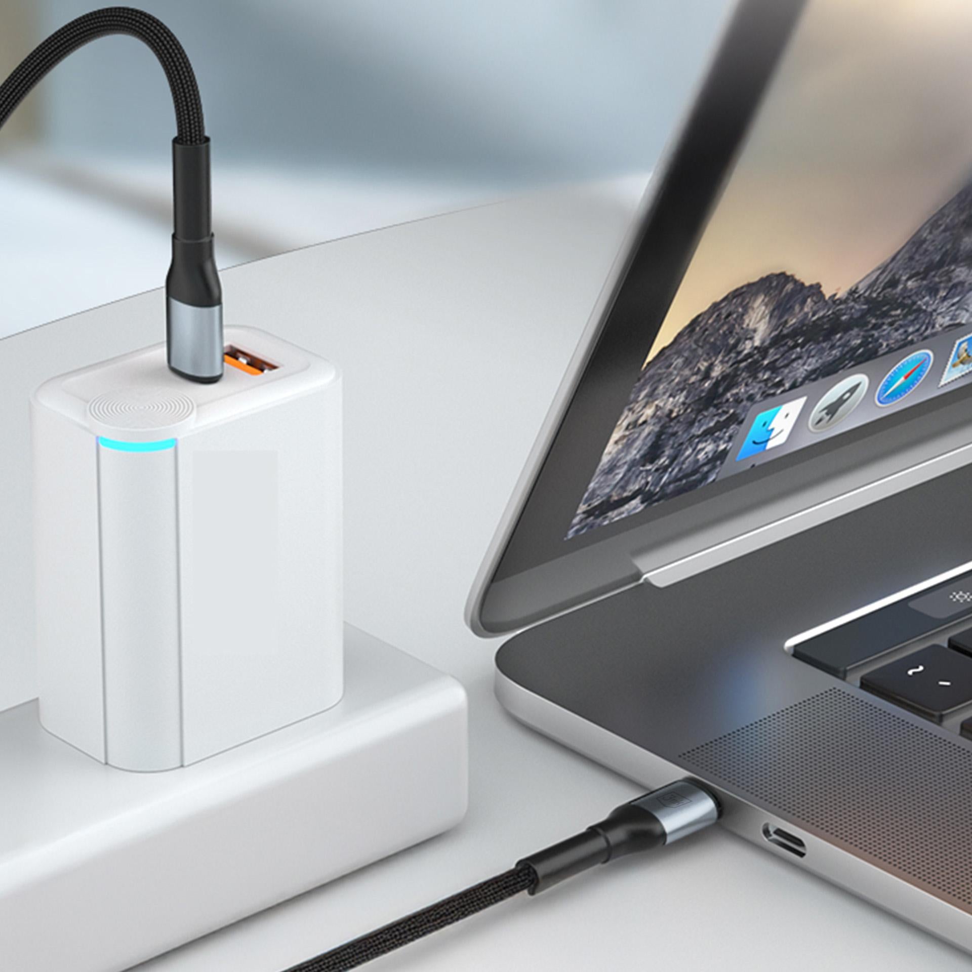 3mk Hyper Cable N-SERIES USB-C / USB-C 3m PD 3.0 QC 3.0 48V / 5A 240W - juodas -- Cell phone cables