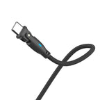 3mk Hyper Cable N-SERIES USB-C / USB-C 1m PD 3.0 QC 3.0 20V / 5A 100W - juodas -- Cell phone cables