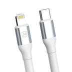 3mk Hyper Cable N-SERIES USB-C / Lightning 1m PD 3.0 9V / 3A 27W - baltas -- Cell phone cables