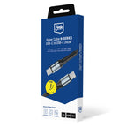 3mk Hyper Cable N-SERIES USB-C / USB-C 1m PD 3.0 QC 3.0 48V / 5A 240W - juoda -- Cell phone cables