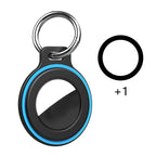 AirTag dėklas su spyruokline sagimi, 2 vnt. - juodas -- Other phone accessories