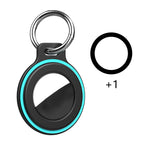 AirTag dėklas su spyruokline sagimi, 2 vnt. - juodas -- Other phone accessories