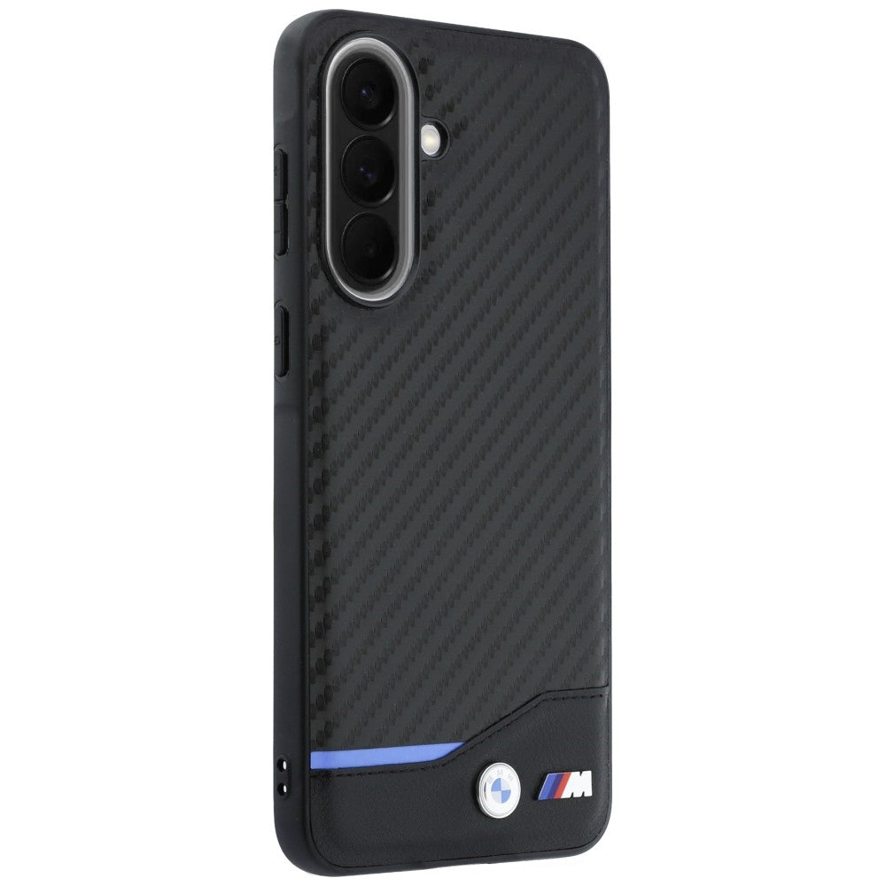 BMW M Carbon dėklas Samsung Galaxy A37 5G - juodas -- Samsung Galaxy A37 5G