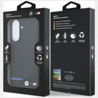 BMW M Carbon dėklas Samsung Galaxy A37 5G - juodas -- Samsung Galaxy A37 5G