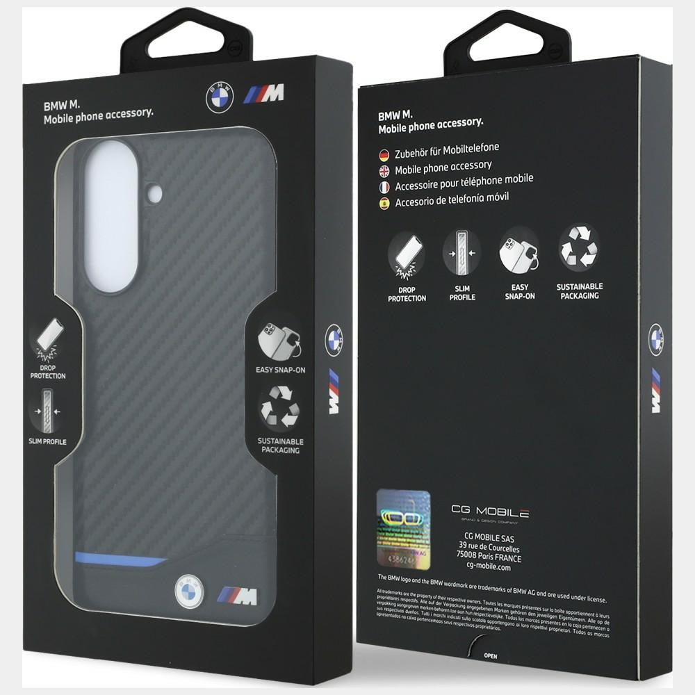 BMW M Carbon dėklas Samsung Galaxy A37 5G - juodas -- Samsung Galaxy A37 5G