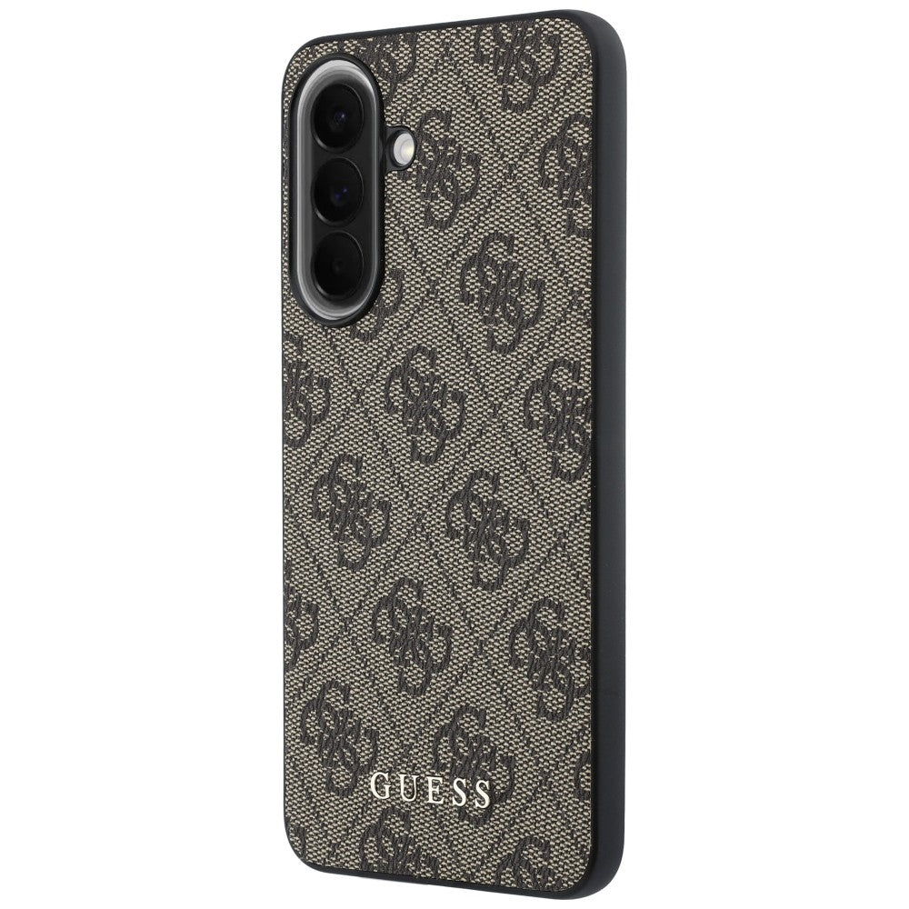 Guess 4G Charm dėklas Samsung Galaxy A57 5G - rudas -- Samsung Galaxy A57