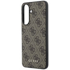 Guess 4G Charm dėklas Samsung Galaxy A57 5G - rudas -- Samsung Galaxy A57