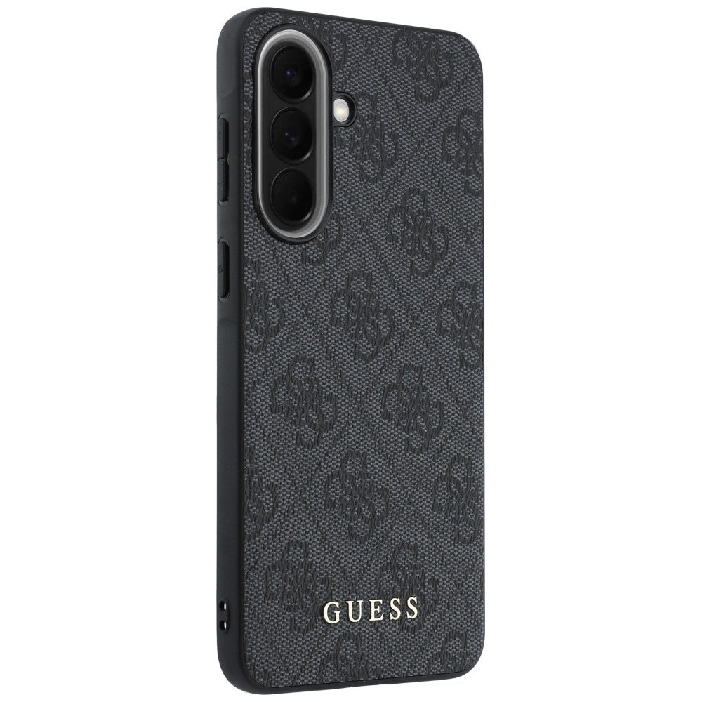 Guess 4G Charm dėklas Samsung Galaxy A57 5G - juodas -- Samsung Galaxy A57