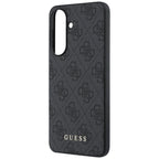 Guess 4G Charm dėklas Samsung Galaxy A57 5G - juodas -- Samsung Galaxy A57