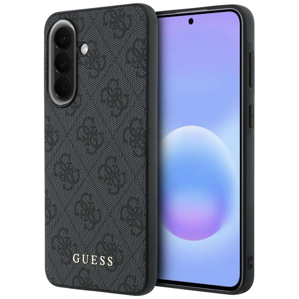 Guess 4G Classic dėklas Samsung Galaxy A37 5G - juodas -- Samsung Galaxy A37 5G