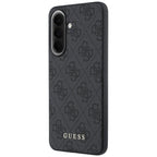 Guess 4G Classic dėklas Samsung Galaxy A37 5G - juodas -- Samsung Galaxy A37 5G