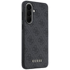 Guess 4G Classic dėklas Samsung Galaxy A37 5G - juodas -- Samsung Galaxy A37 5G