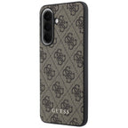 Guess 4G Classic dėklas Samsung Galaxy A57 5G - rudas -- Samsung Galaxy A57