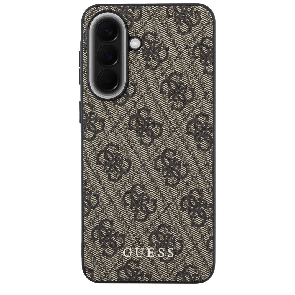 Guess 4G Classic dėklas Samsung Galaxy A57 5G - rudas -- Samsung Galaxy A57
