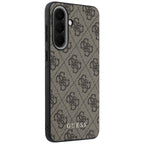 Guess 4G Classic dėklas Samsung Galaxy A57 5G - rudas -- Samsung Galaxy A57