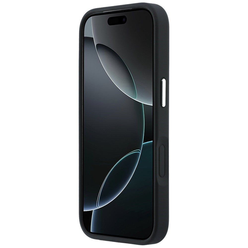 Mercedes Leather 3D MagSafe dėklas iPhone 17 Pro - tamsiai mėlynas -- iPhone 17 Pro