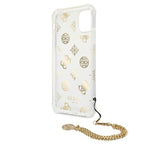 Guess Peony Chain Collection dėklas iPhone 11 Pro - auksinis -- iPhone 11 Pro