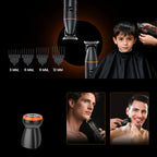 MAXGROOM LK-892 universalusis apjuostuvas su pakeičiamais antgaliais - juodas -- Hair Clippers & Trimmers