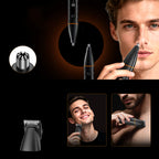 MAXGROOM LK-892 universalusis apjuostuvas su pakeičiamais antgaliais - juodas -- Hair Clippers & Trimmers