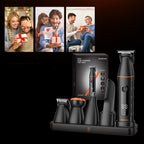 MAXGROOM LK-892 universalusis apjuostuvas su pakeičiamais antgaliais - juodas -- Hair Clippers & Trimmers