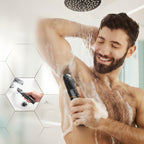 MAXGROOM LK-892 universalusis apjuostuvas su pakeičiamais antgaliais - juodas -- Hair Clippers & Trimmers