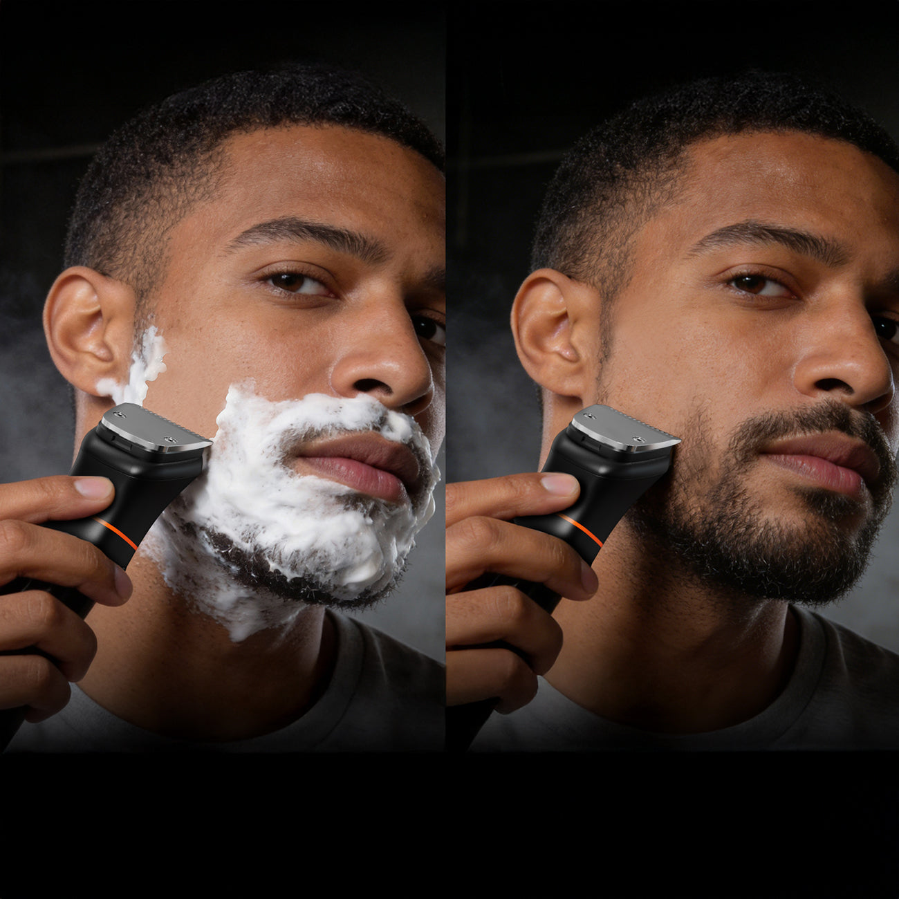 MAXGROOM JK-666 6 in 1 apjuostuvas barzai, plaukams, kūnui, nosiai ir ausims IPX6 - juodas -- Hair Clippers & Trimmers