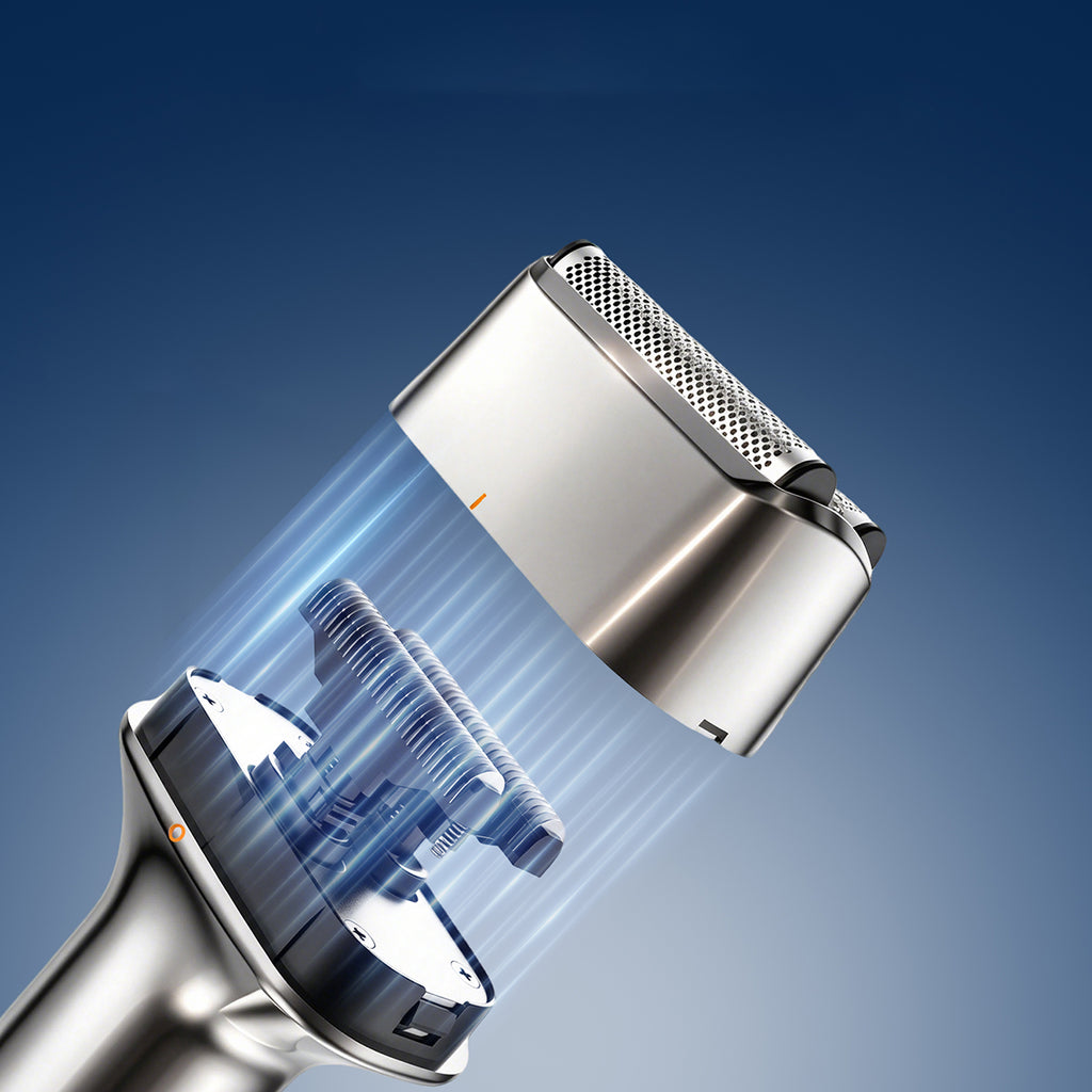 MAXGROOM WF-2037D folio elektrinė skustuva IPX7 - sidabrinė -- Hair Clippers & Trimmers