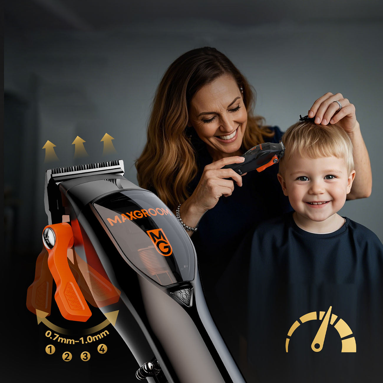 MAXGROOM WF-3908 multifunkcinis plaukų kirpimo aparatas su trimmeriu - juodas -- Hair Clippers & Trimmers