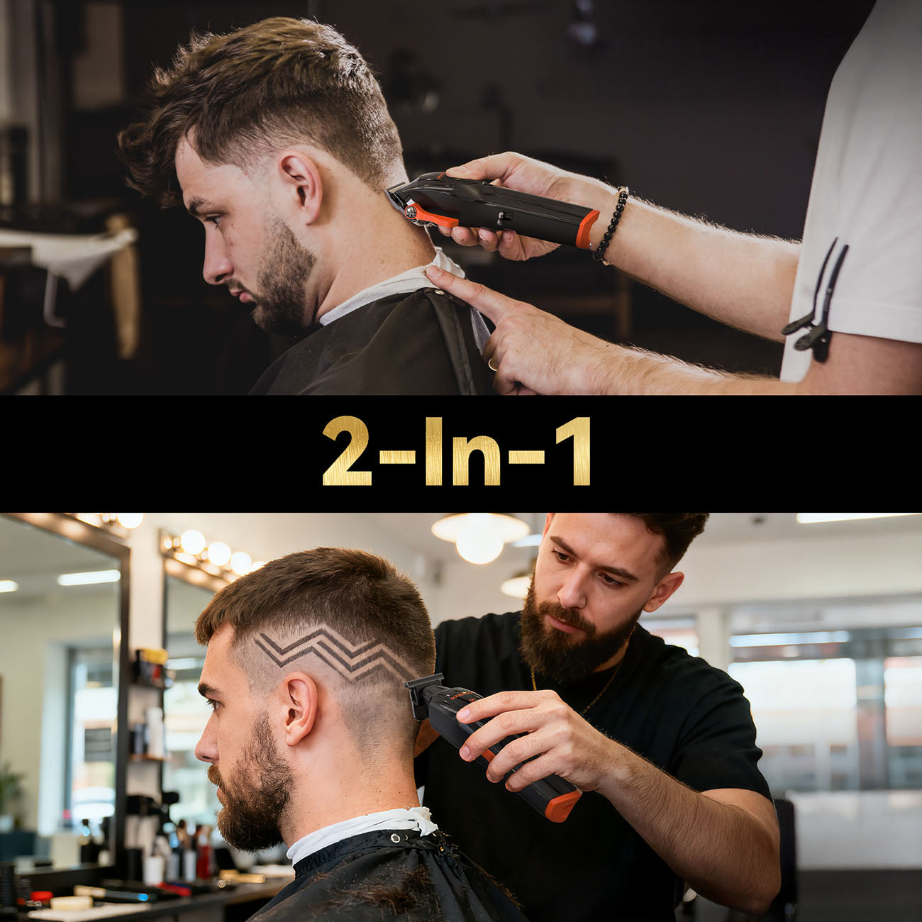 MAXGROOM WF-3908 multifunkcinis plaukų kirpimo aparatas su trimmeriu - juodas -- Hair Clippers & Trimmers