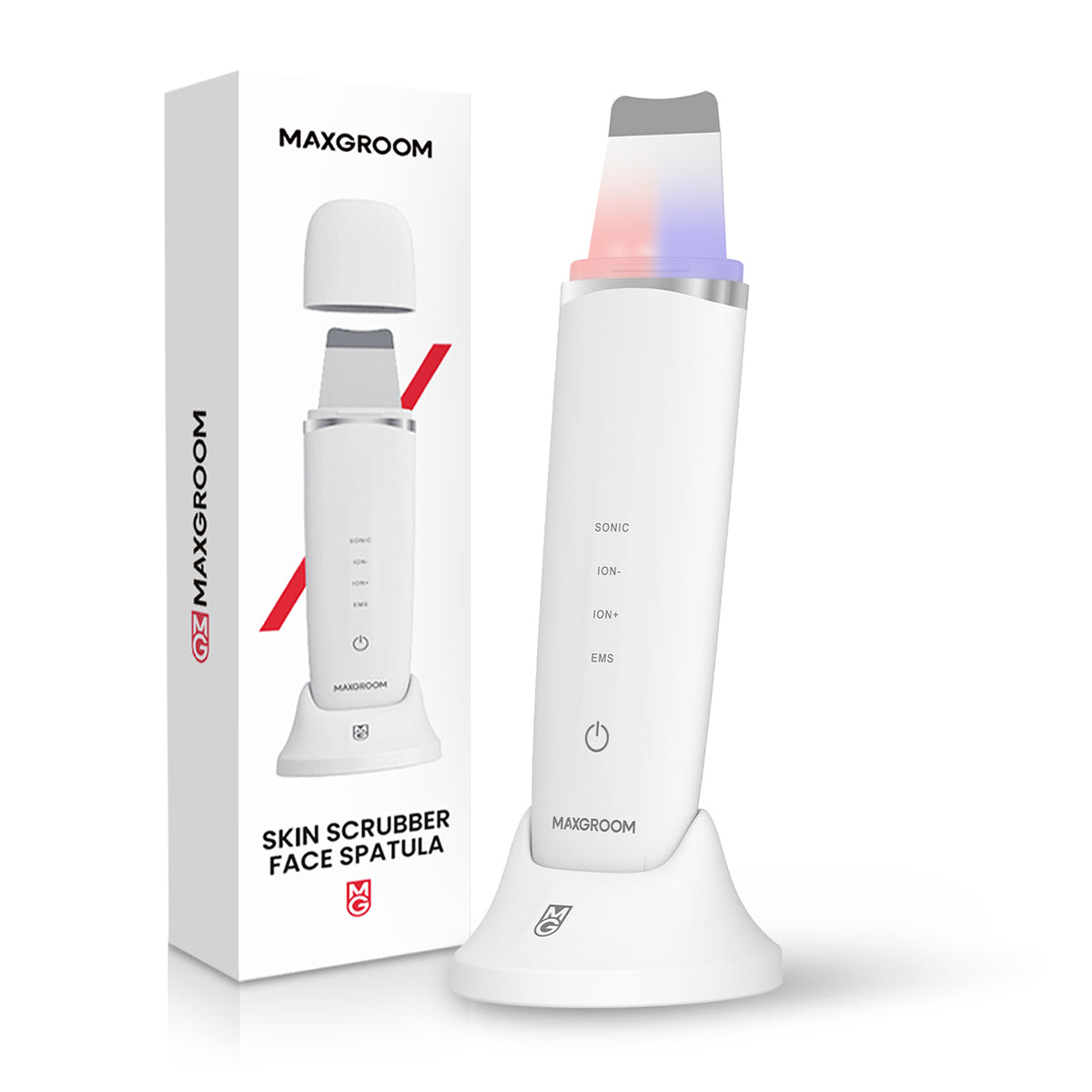 MAXGROOM M-169 ultragarsinis kavitacijos ir LED šviesos terapija - balta -- Uncategorized
