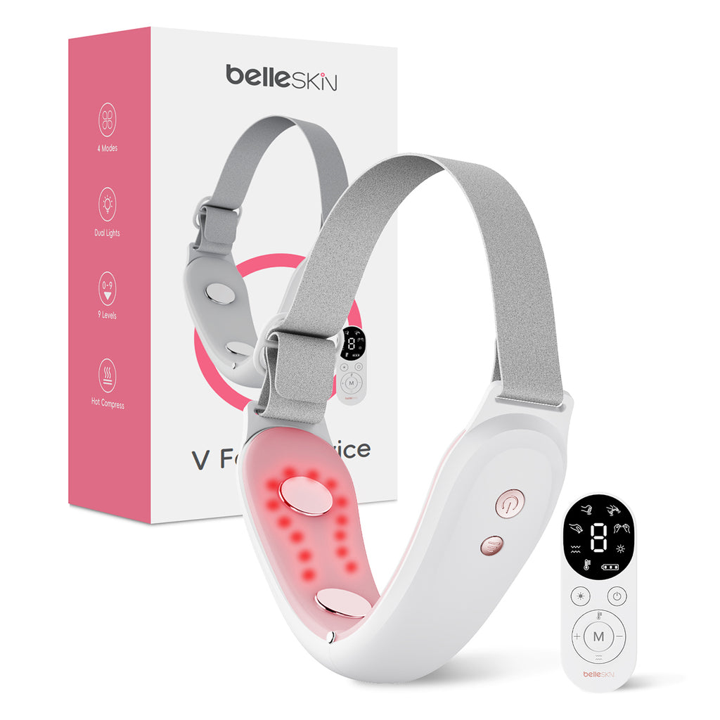 Belleskin by MAXGROOM M-170 EMS LED veido ir smakro masažuoklis - baltas -- Uncategorized