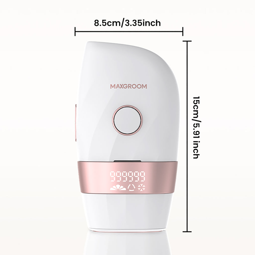 MAXGROOM JD-TM003 IPL epiliatoriaus plaukų šalinimui - balta ir rožinė -- Hair Clippers & Trimmers
