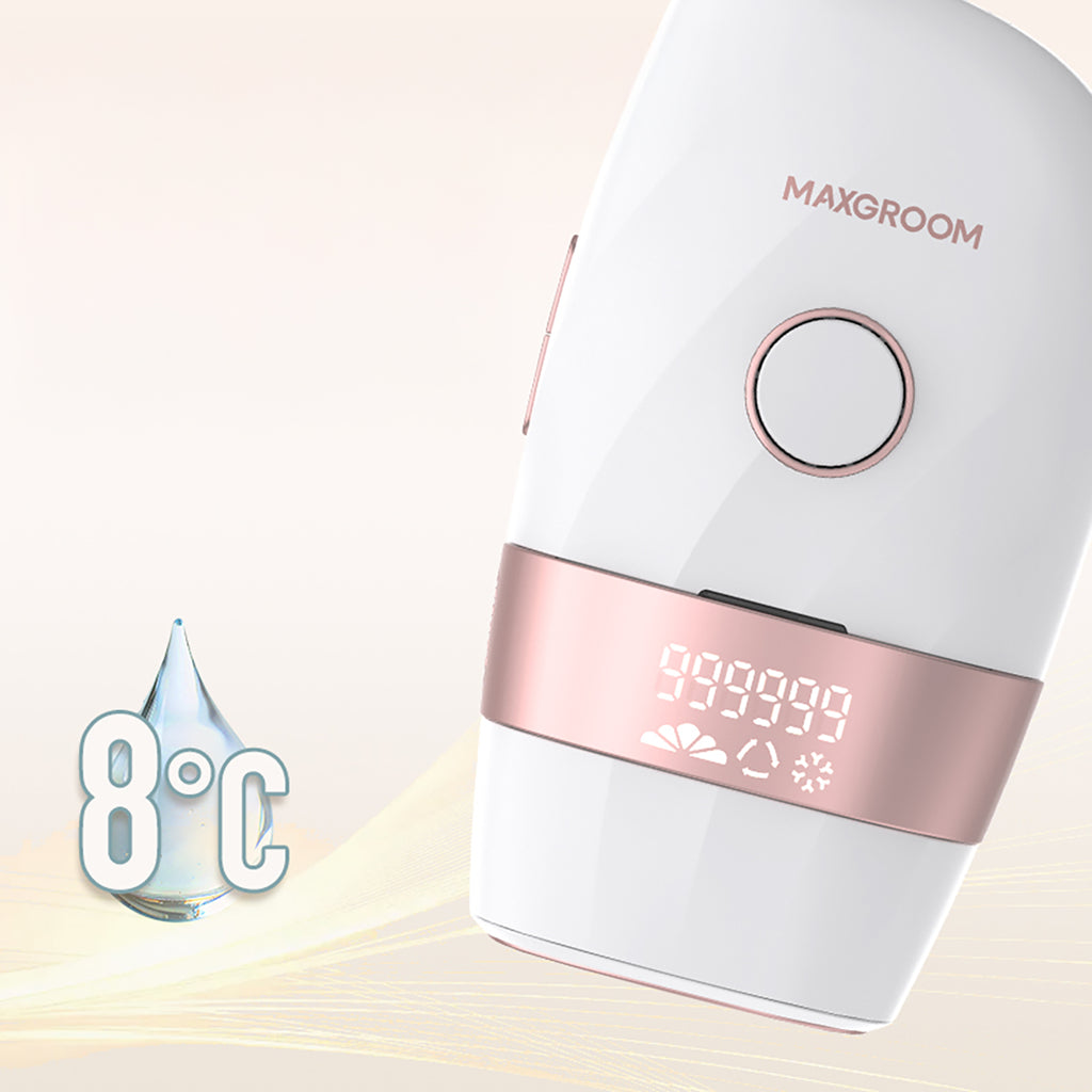 MAXGROOM JD-TM003 IPL epiliatoriaus plaukų šalinimui - balta ir rožinė -- Hair Clippers & Trimmers