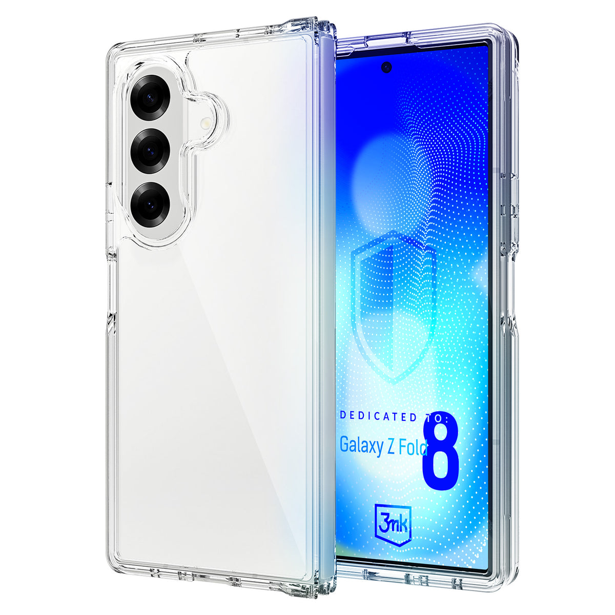 Dėklas 3mk Armor Case skirtas Samsung Galaxy Z Fold 8 Ultra - skaidrus -- Samsung Galaxy Z Fold 8 Ultra