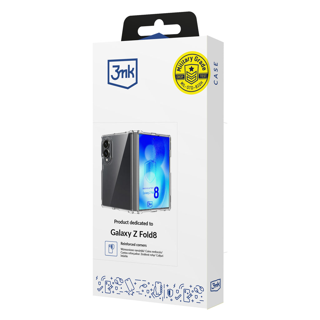 3mk Armor dėžė skirta Samsung Galaxy Z Fold 8 Wide - Skaidri -- Samsung Galaxy Z Fold 8