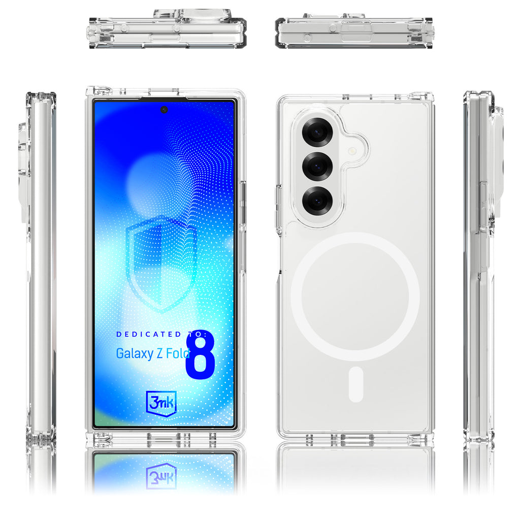 Dėklas 3mk Armor MagCase skirtas Samsung Galaxy Z Fold 8 Ultra - skaidrus -- Samsung Galaxy Z Fold 8 Ultra