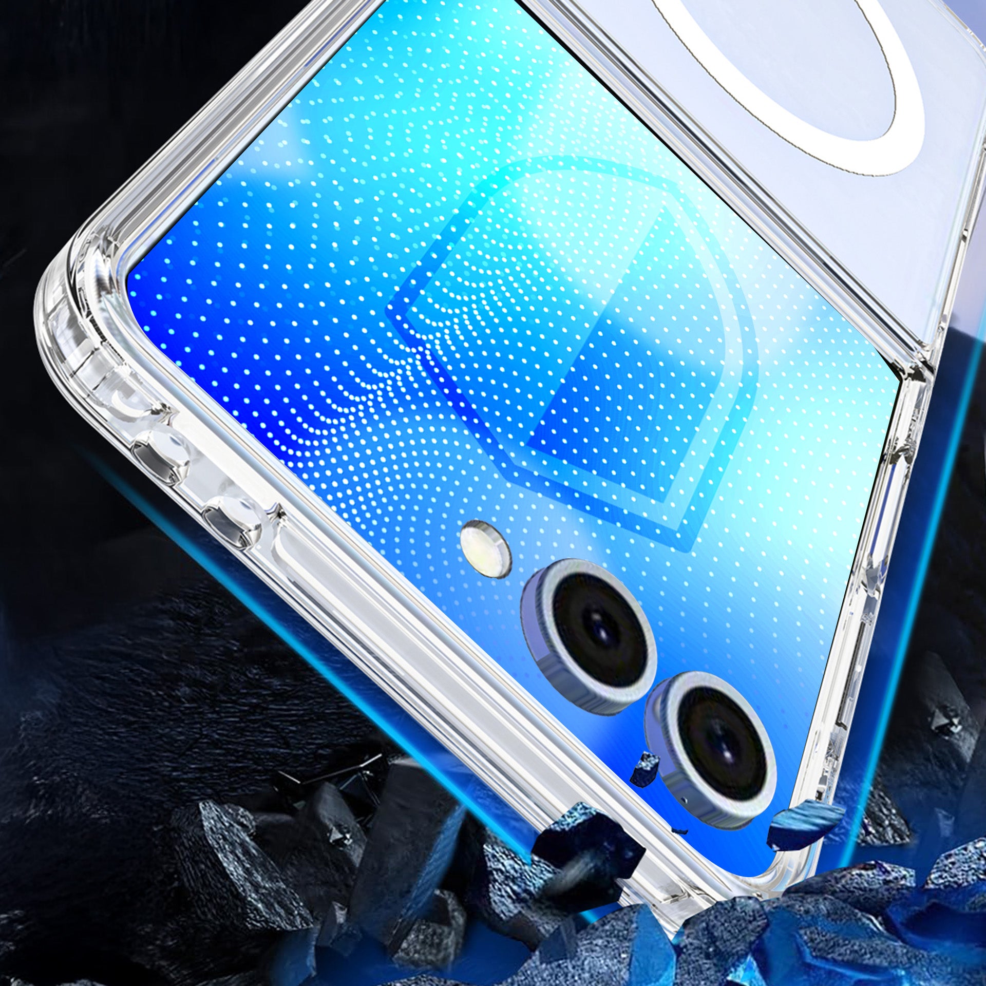 Dėžė 3mk Armor Magcase skirta Samsung Galaxy Z Flip 8 - skaidri -- Samsung Galaxy Z Flip 8