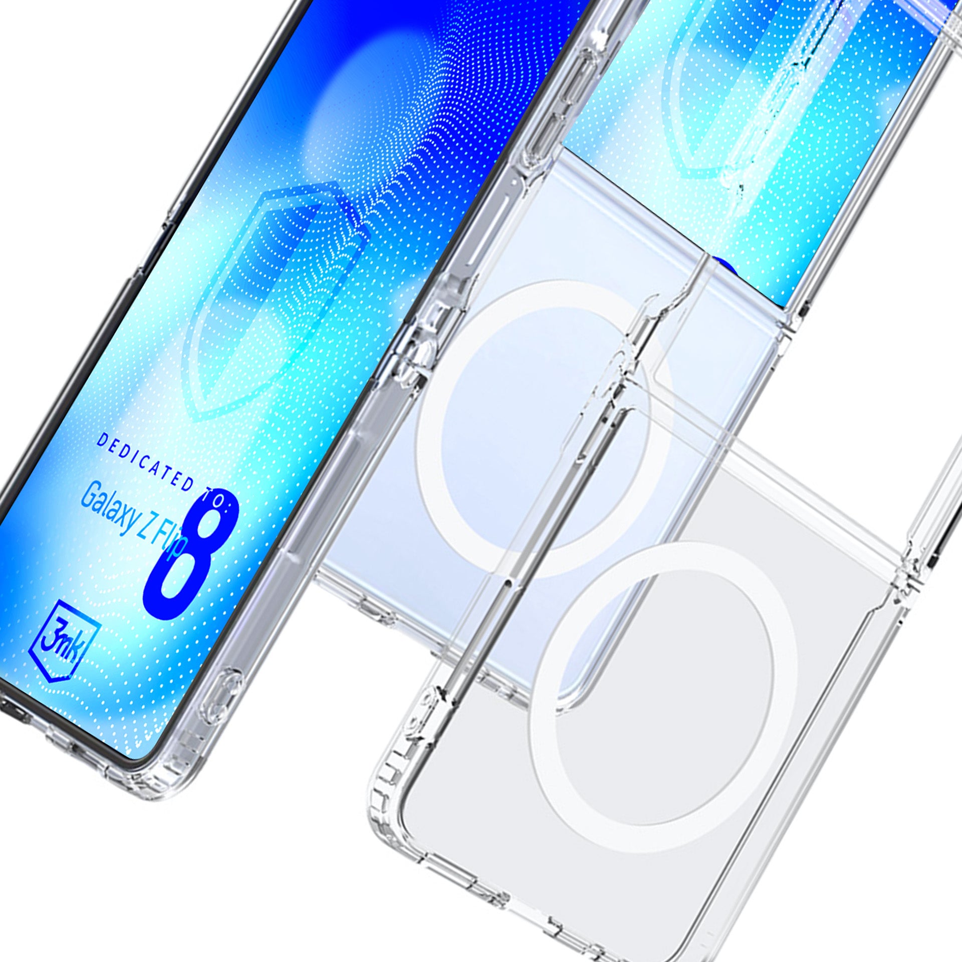 Dėžė 3mk Armor Magcase skirta Samsung Galaxy Z Flip 8 - skaidri -- Samsung Galaxy Z Flip 8