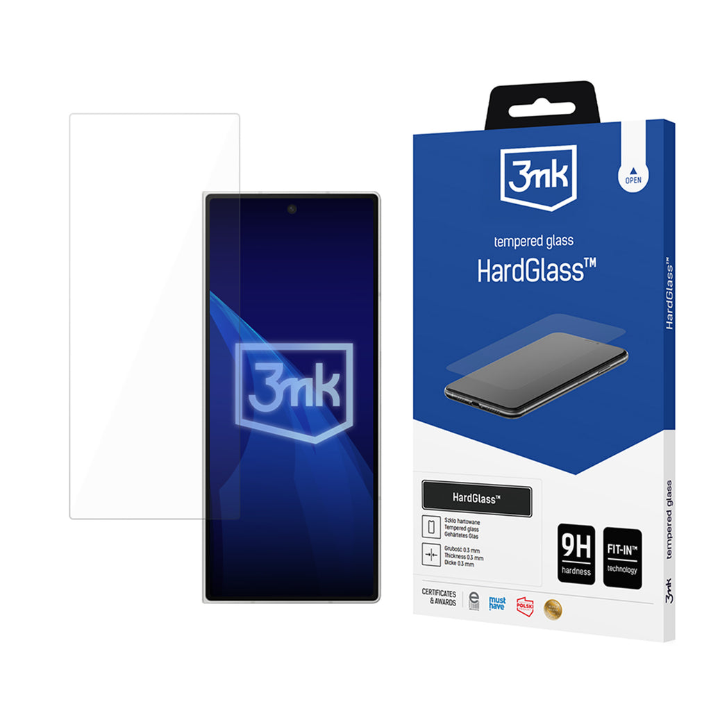 3mk HardGlass grūdintas stiklas Samsung Galaxy Z Fold 8 Ultra -- Samsung Galaxy Z Fold 8 Ultra