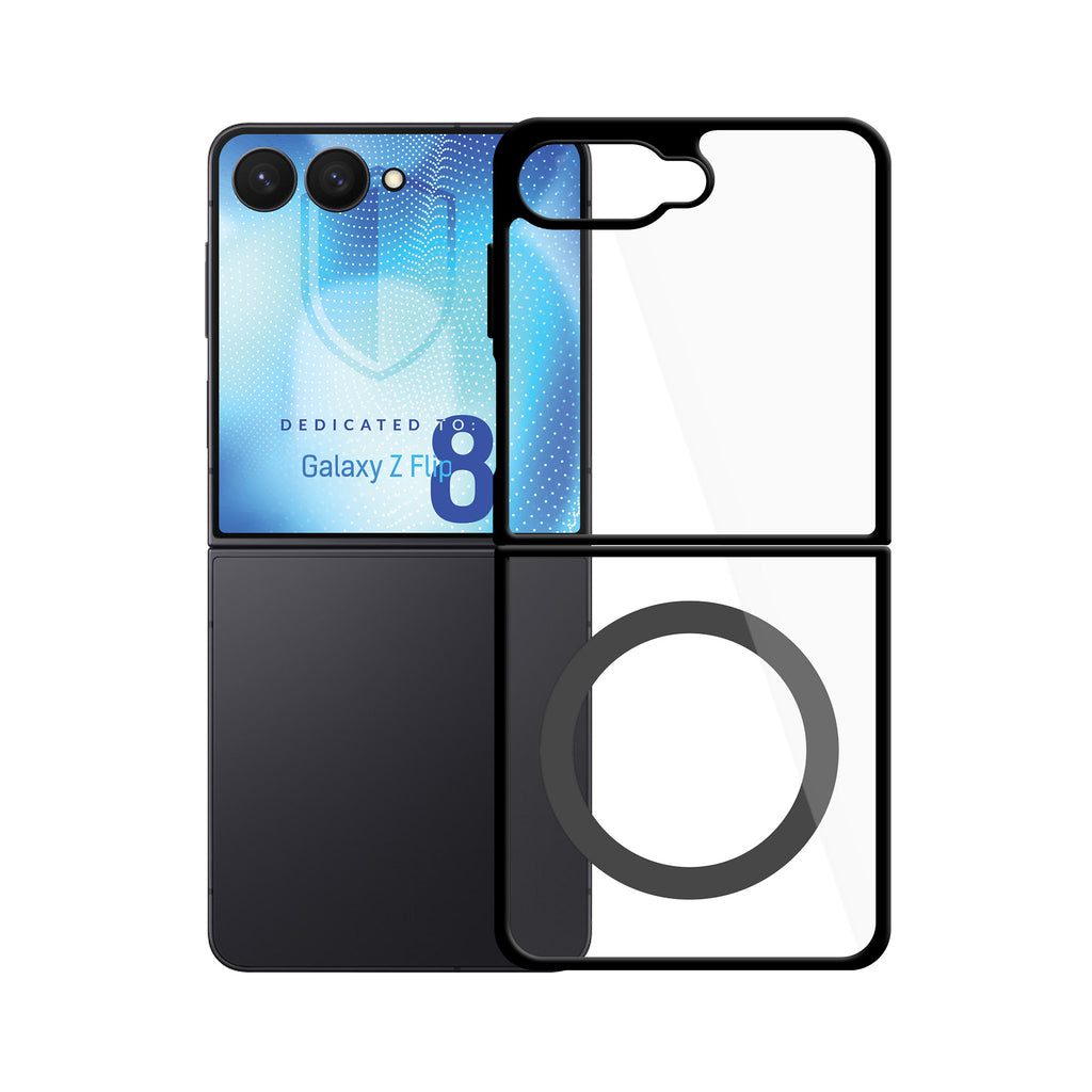 3mk Satin Armor Case+ Flip dėklas Samsung Galaxy Z Flip 8 - skaidrus -- Samsung Galaxy Z Flip 8
