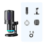 BOYA CastMic G40 Laidinis USB-C žaidimų mikrofonas - juodas -- Microphones
