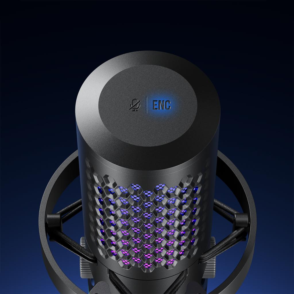 BOYA CastMic G40B laidinis žaidimų mikrofonas su ranka, USB-C - juodas -- Microphones