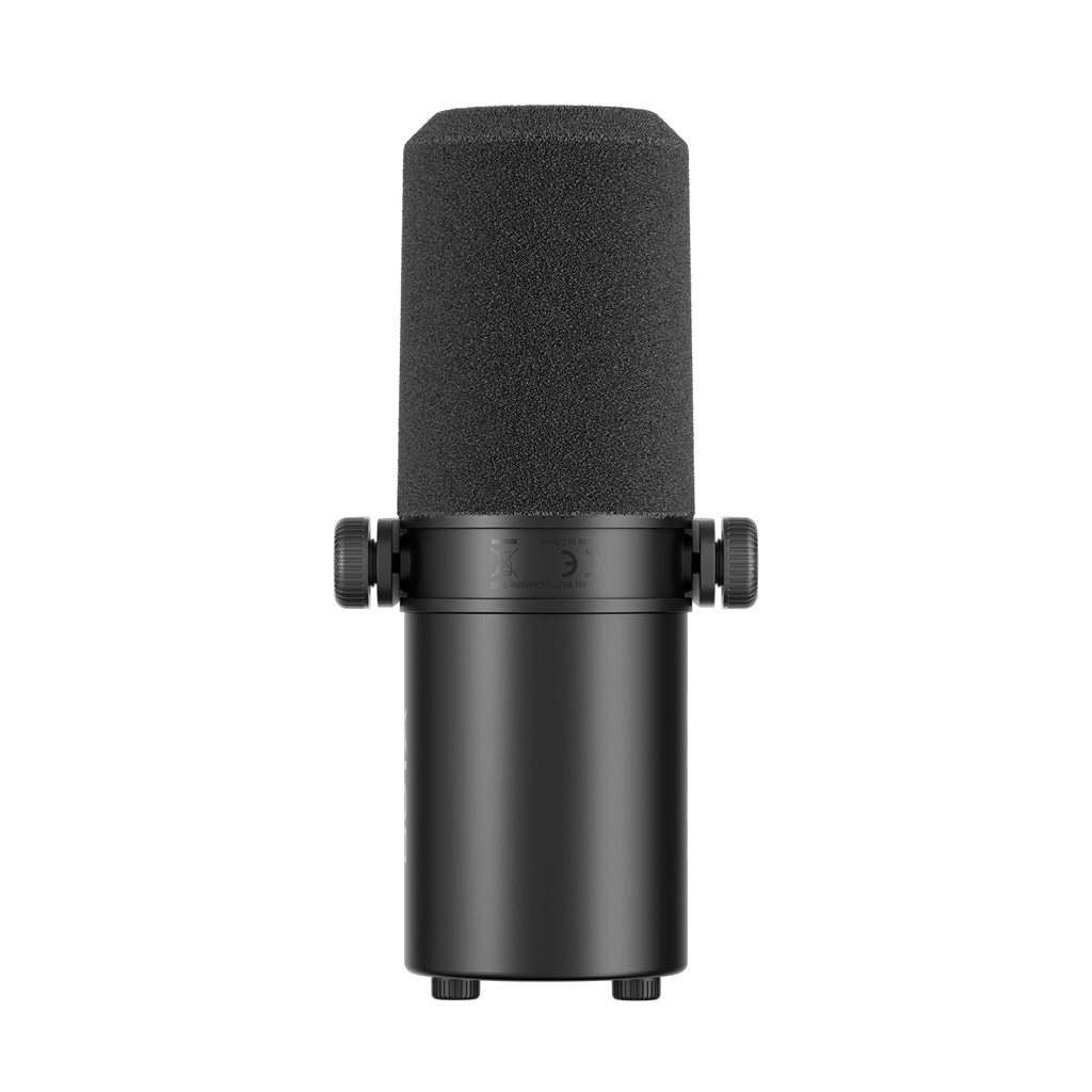 BOYA CastMic P60B studijos mikrofonas su koja, laidinis USB XLR - juodas -- Microphones