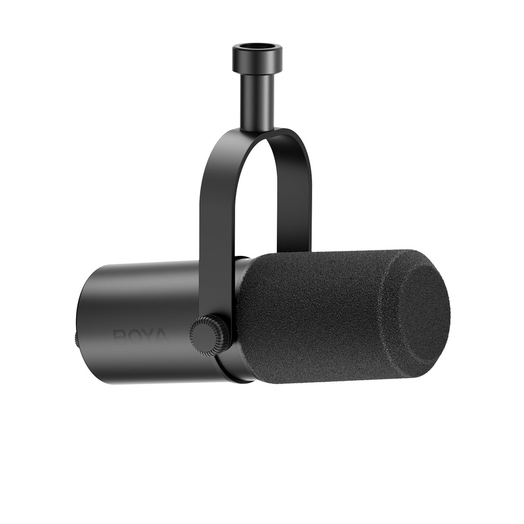BOYA CastMic P60D studijos mikrofonas su stovu, laidinis USB XLR - juodas -- Microphones
