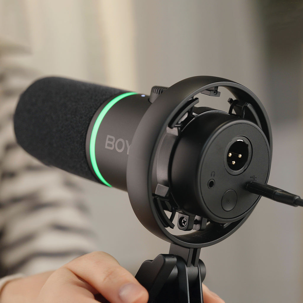 BOYA CastMic S60 Laidinis dinaminis žaidimų mikrofonas USB XLR - juodas -- Microphones