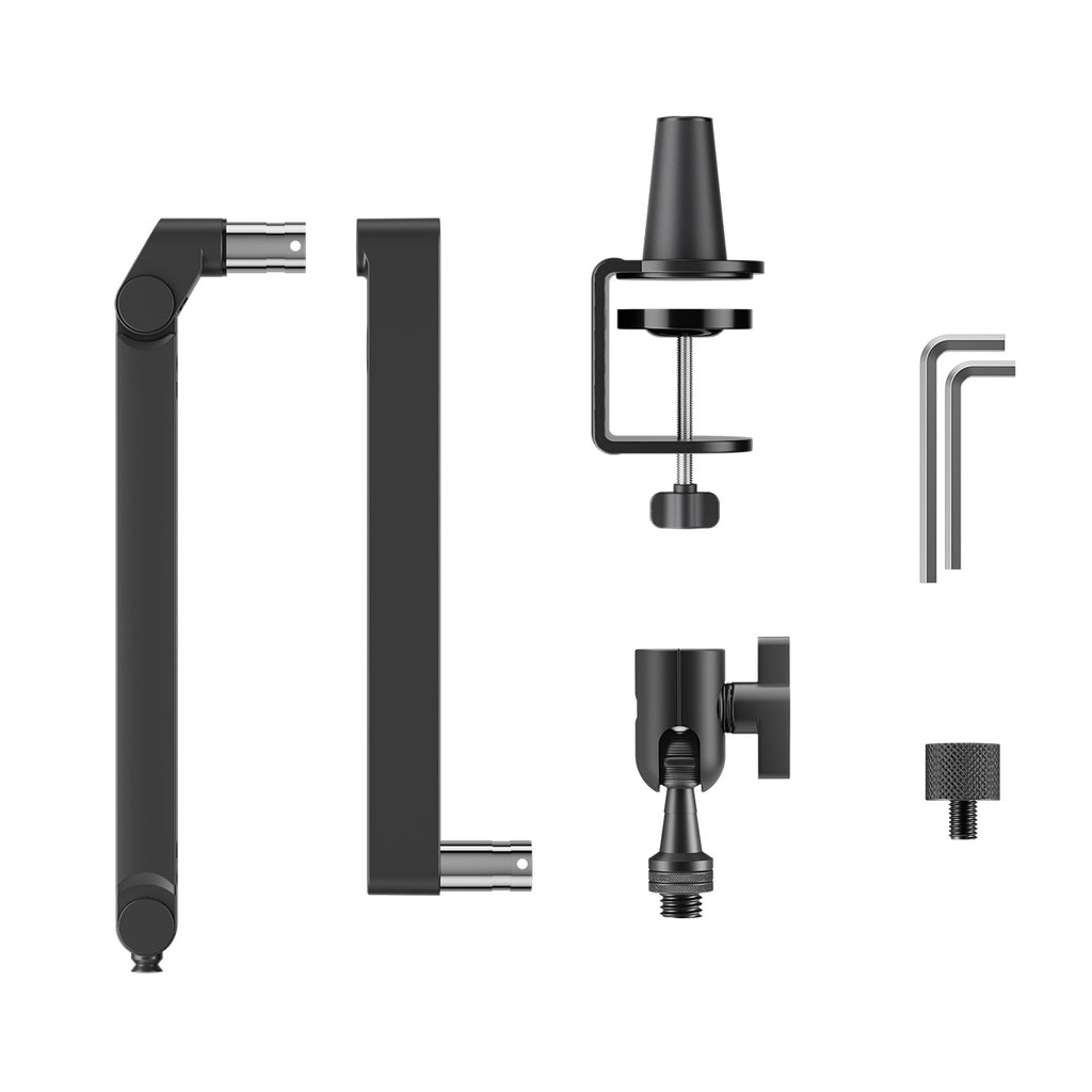 BOYA MIC ARM LP žemo profilio mikrofono laikiklis su spaustuku – juodas -- Uncategorized
