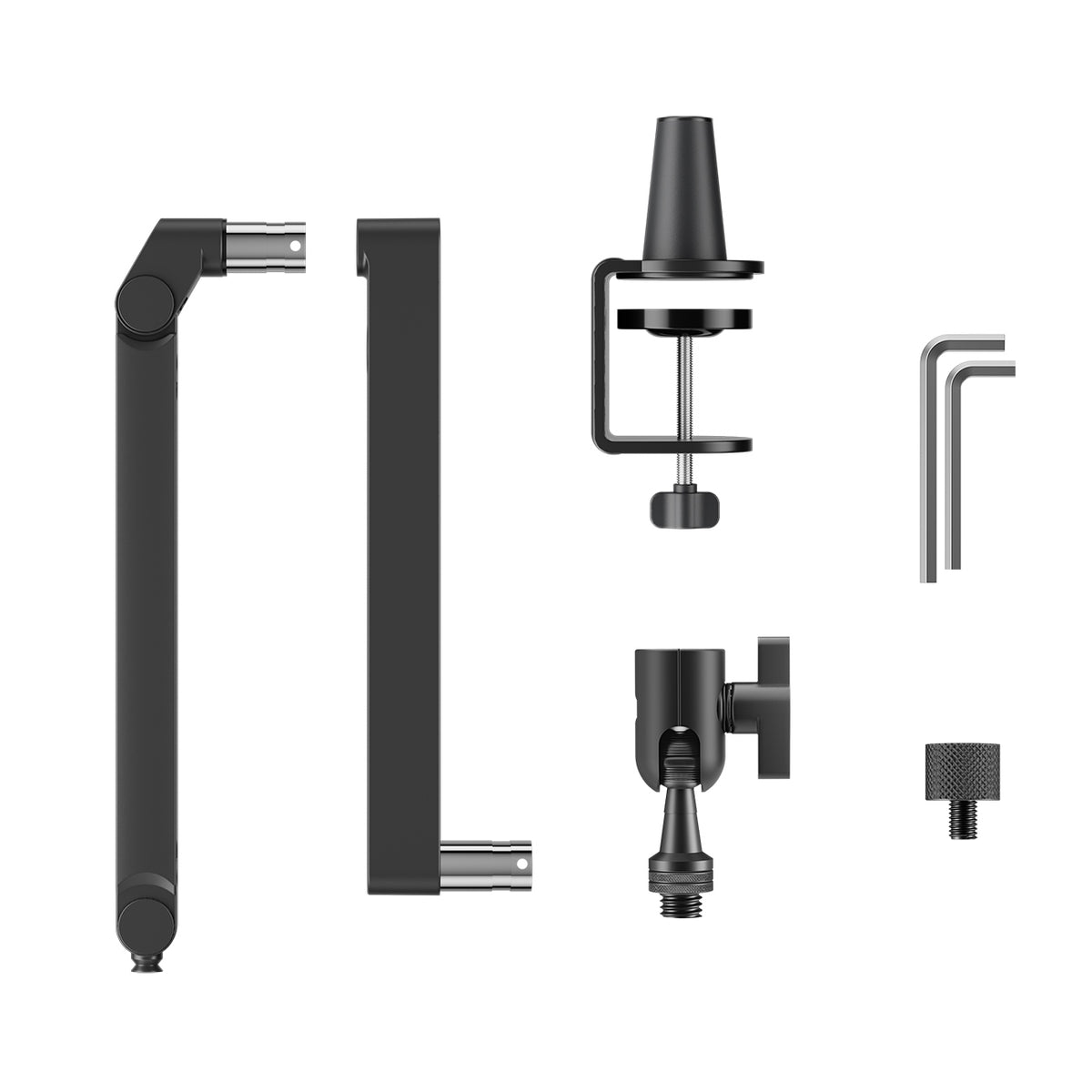 BOYA MIC ARM LP žemo profilio mikrofono laikiklis su spaustuku – juodas -- Uncategorized
